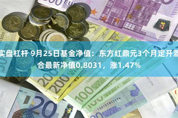 实盘杠杆 9月25日基金净值：东方红鼎元3个月定开混合最新净值0.8031，涨1.47%