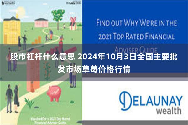 股市杠杆什么意思 2024年10月3日全国主要批发市场草莓价格行情