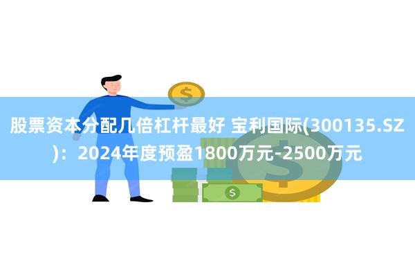 股票资本分配几倍杠杆最好 宝利国际(300135.SZ)：2024年度预盈1800万元-2500万元