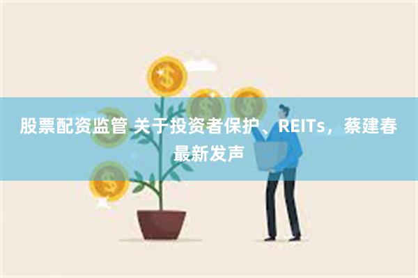 股票配资监管 关于投资者保护、REITs，蔡建春最新发声